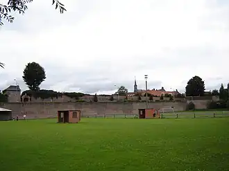 L'enceinte hollandaise dans le parc Ter Walle.