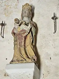 Vierge allaitante du XIVe&nbsp;siècle.