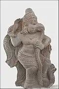 Garuda maitrisant les nāga. XIIe – XIIIe&nbsp;siècle. H. 110 env.[116]
