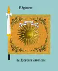régiment d’Escars, avers