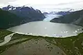 Le glacier Kenai et le lac glaciaire