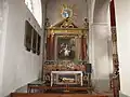 Chapelle gauche.