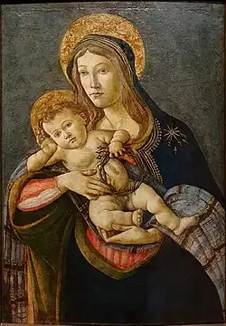 Sandro Botticelli et son atelier La Vierge à l'Enfant avec la couronne d'épines et les trois clous 1480