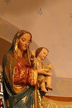 La Vierge et l'enfant.