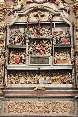 Le retable de la Passion.