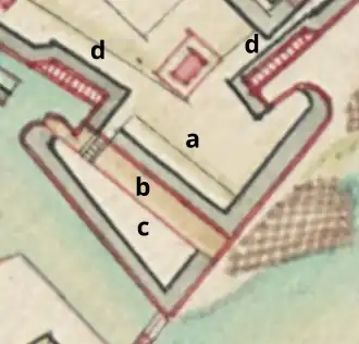 Détail du bastion 1.