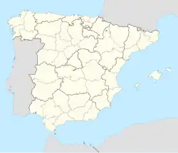 Carte de l'Espagne.