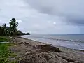 Plage de Sainte-Claire et pointe de la rivière à Goyave.