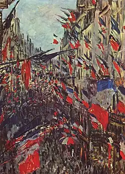 Claude Monet, La Rue Saint-Denis, 1878.