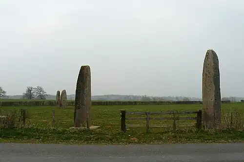 Les menhirs d'Époigny.