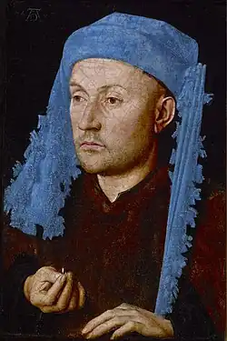 L'Homme au chapeau bleu, 1430ca - Musée National Brukenthal à Sibiu en Roumanie