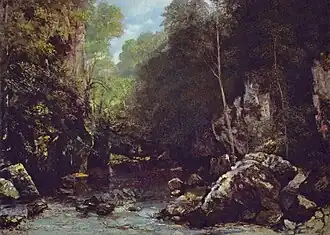 Le Ruisseau noir, 1865 – Musée d'Orsay, Paris.