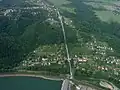 Vue aérienne de la centrale de Niederwartha