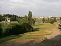Vue du parc près de la Porta Grugnotorto