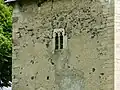 Fenêtre géminée à l'ouest.