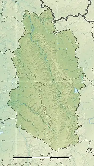 voir sur la carte de la Meuse