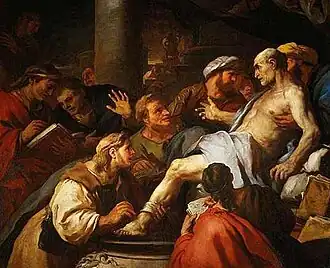 Luca Giordano, La Mort de Sénèque, 1684, musée du Louvre, MI 871, Denon, salle 717[3].