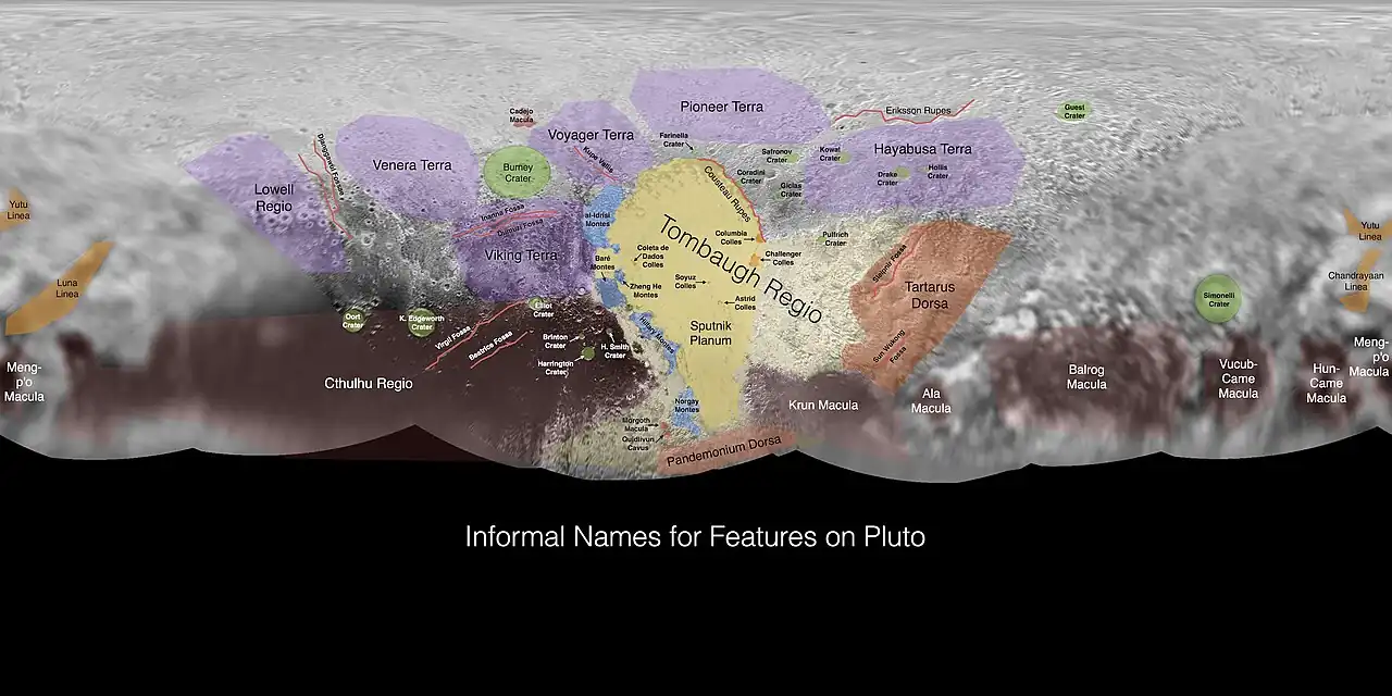 Carte cliquable de Pluton.