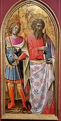 Giovanni dal Ponte, Saint Michel et Saint Barthélémy, vers 1434, Musée des Beaux Arts de Dijon, inv. 1182, don de Jules Maciet de 1897.