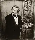 L'écrivain satirique Moritz Gottlieb Saphir, 1843.