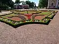 Le jardin supérieur.