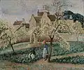 Pruniers en fleur, Pontoise de Camille Pissarro.
