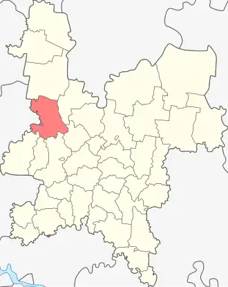 Localisation de Raïon de Darovskoï