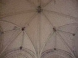Détail des voûtes gothiques du chœur.