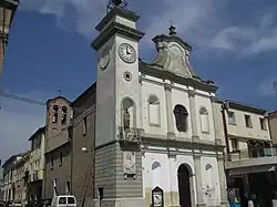 Eglise du Suffrage, édifiée sur le site des maisons de la famille Corelli