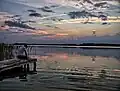Le lac Niedzięgiel.