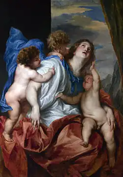 Antoine van Dyck, Charité, vers 1627-1628 – National Gallery, Londres[2].