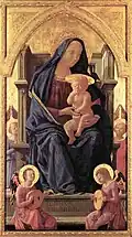 Madonna col Bambino, panneau central, National Gallery, Londres
