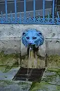 Mascaron de la fontaine.