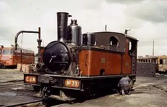 Corpet-Louvet (no&nbsp;1682 - 1925), no&nbsp;39 Chemins de fer des Côtes-du-Nord, gare de Saint-Brieuc.