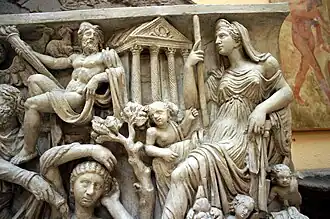 Détail du Sarcophage Mattei