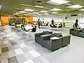 2e étage de la bibliothèque Jean-Corbeil en 2017, après les rénovations.