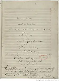 Image illustrative de l’article Roméo et Juliette (Berlioz)
