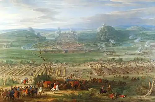 Le siège de Besançon en 1674 (Adam François van der Meulen).