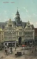 Grand magasin Tietz sur le marché d'Aix-la-Chapelle