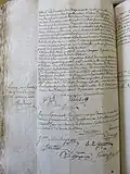 Adjudication de la ferme des Barres.
