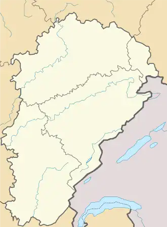 voir sur la carte de Franche-Comté
