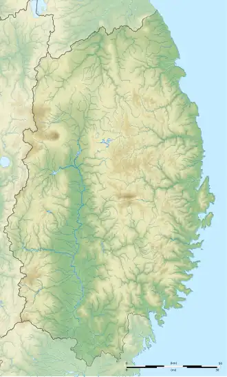 voir sur la carte de la préfecture d'Iwate