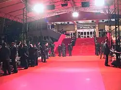 Mai : marches du Palais des festivals de Cannes.