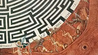 Partie inférieure droite. Feu de l'enfer.
