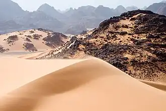 Le Tadrart Acacus dans le sud-ouest de la Libye