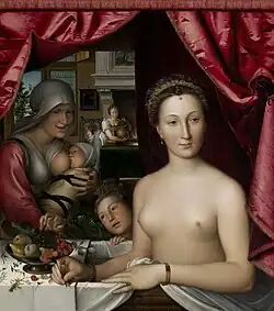 La Dame au bain, François Clouet, vers 1580, Washington.