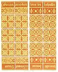 Tapis mortuaires, carreaux émaillés XVIe et XVIIe&nbsp;siècle