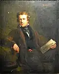 John King, Portrait de Francis Danby, 1828, huile sur toile, Bristol, Museum and Art Gallery.