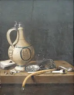 Nature morte avec cruche en terre (vers 1650) Budapest