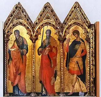 Saint Jean, saint Paul et saint Georges Musée Correr.